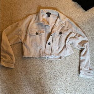Cropped tan jacket!